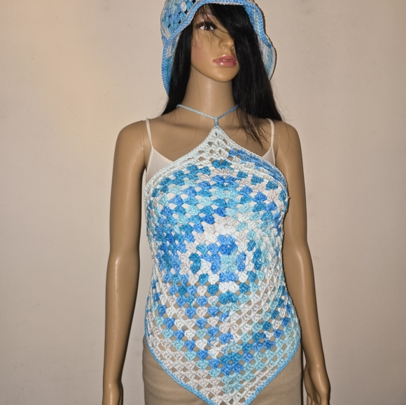Crochet halter top - Picture 1 of 3